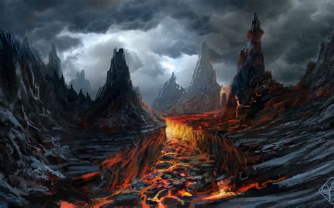 Image Result For Evil Landscape Fantasy Landscape Fantasy Drawings