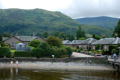 Luss View Of The Picturesque Scottish Village Of Luss From Flickr