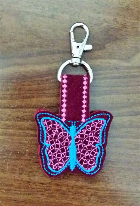 Ith Key Fobs Machine Embroidery Designs In The Hoop
