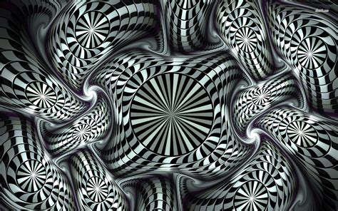 Hypnotic Fractals Hd Wallpaper Fractals Fractal Art Art Optical