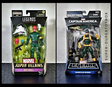 Super Dupertoybox Marvel Legends Red Skull And Hydra Soldiers