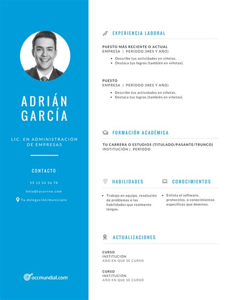 Modelo y ejemplos de curriculum vitae el currículum vitae es una relación ordenada de los datos académicos, de formación y. Curriculum vitae: ¡aprende a hacerlo en solo 7 pasos!