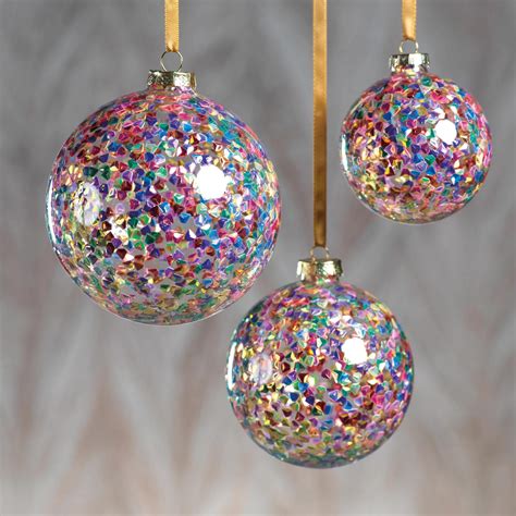 20 Small Gold Ball Ornaments
