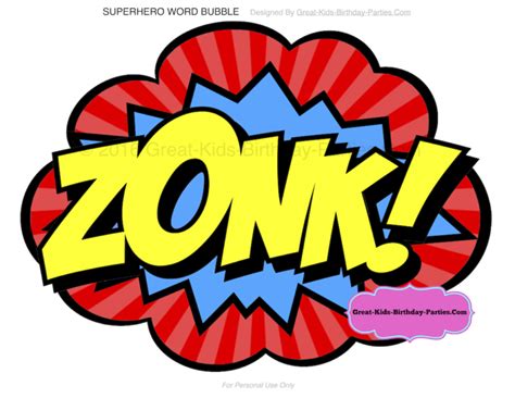 Superhero Words Superhero Printables Clip Art 4 Wikiclipart