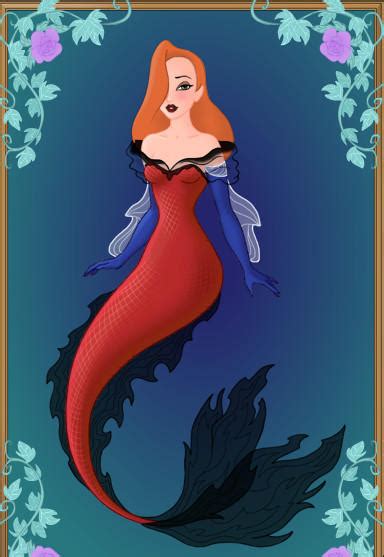 Disney Mermaids Jessica Rabbit 02 By Glamourgoth89 On Deviantart