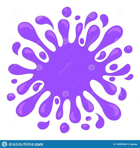 Purple Splash Grape Juice Isolated On White For Background Graphic