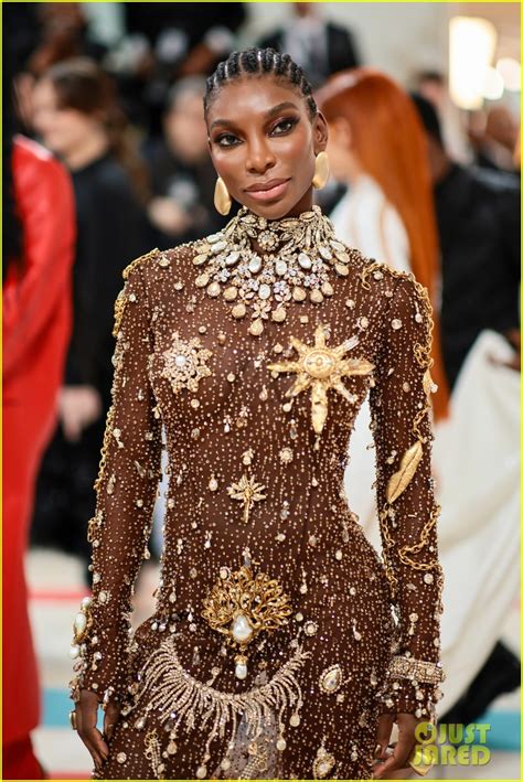 Michaela Coel Is A Bronze Sun Goddess In Schiaparelli At Met Gala