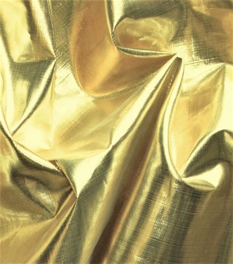 Metallics Shiny Lame Fabric 58 Gold Joann