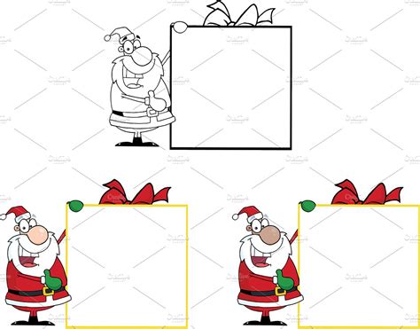 Santa Claus Collection Set Illustrator Graphics ~ Creative Market