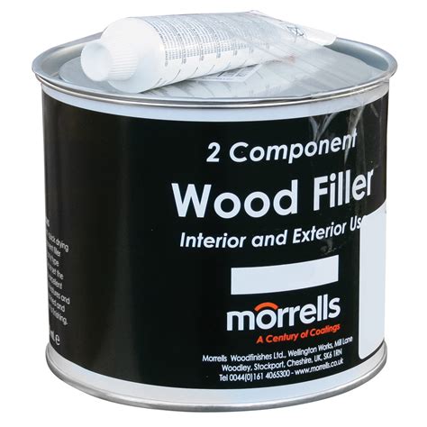 Wood Filler 2 Part Morrells Profil Black Workshop Pack 750 Ml
