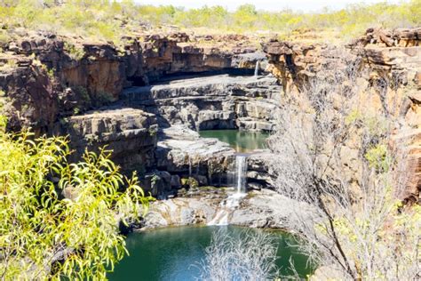 Mitchell Falls And The Hunter River Kimberley Coast Australia