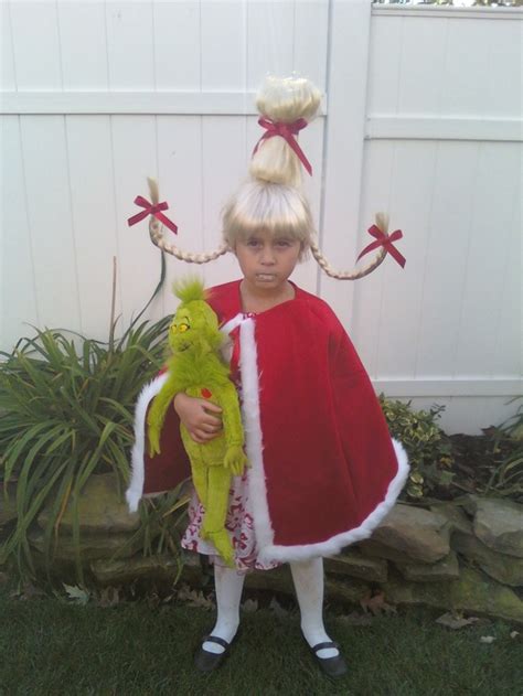 cindy lou who from the grinch i made the hair and my sister made the cape w… christmas