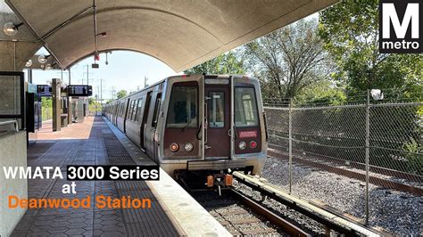 Wmata Metrorail Orange Line New Carrollton Bound 3000 Series At
