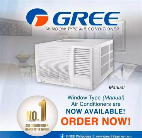 Gree 2hp Inverter Window Type Manual Aircon Tv And Home Appliances