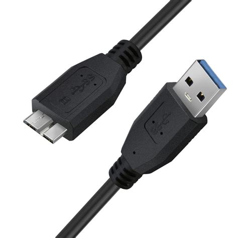 Usb 30 Male A To Micro B Data Charger Cable Cord For Seagate Wd Hard
