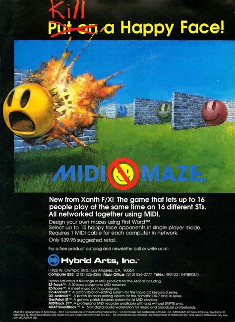 Atari St Midi Maze Scans Dump Download Screenshots Ads Videos