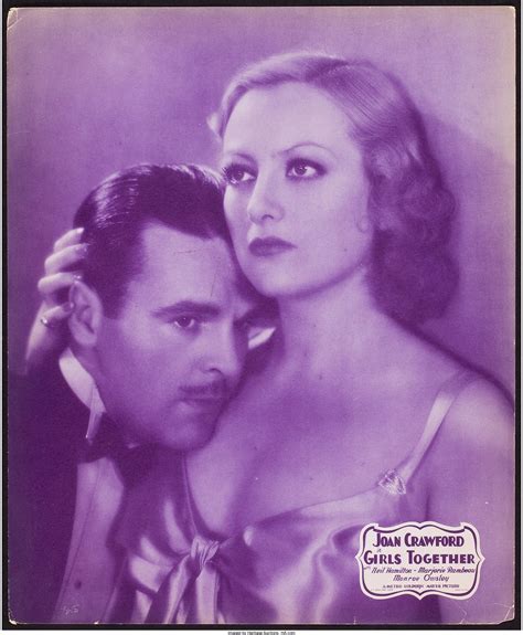 Neil Hamilton And Joan Crawford In This Modern Age From The Story Girls Together 1931 Joan