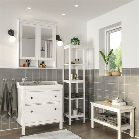 Hemnes RÄttviken Bathroom Furniture Set Of 5 Whiterunskär Tap Ikea