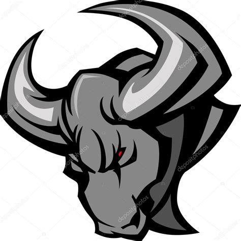 Mascot Bull Vector Illustration Stock Vector Image By ©chromaco 7456760