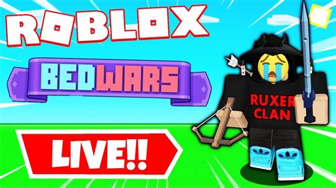🔴 Roblox Bedwars With Viewers Grinding Level 50 Youtube