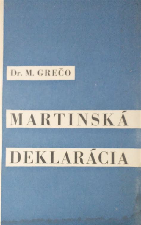Martinsk Deklar Cia By Martin Gre O Goodreads