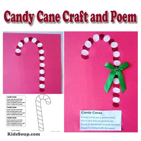 .rom alaska, and arm wrestled for an hour. Candy Cane Craft and Poem | KidsSoup