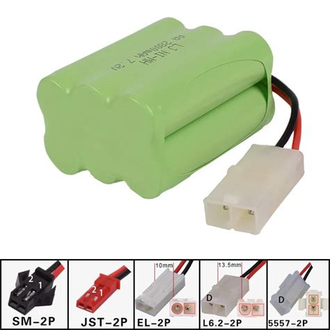 7 2v 2800mah aa ni mh x battery remote control electric remote control tank racing ship model