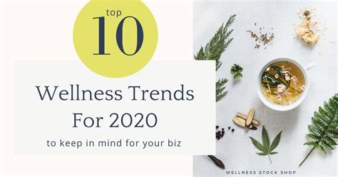 Top 10 Wellness Trends To Keep In Mind For 2020 - Wellness ...