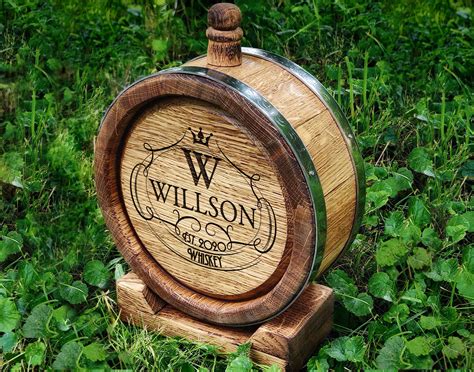 Whiskey Barrel Personalized Whiskey Barrel 1l Mini Oak Etsy
