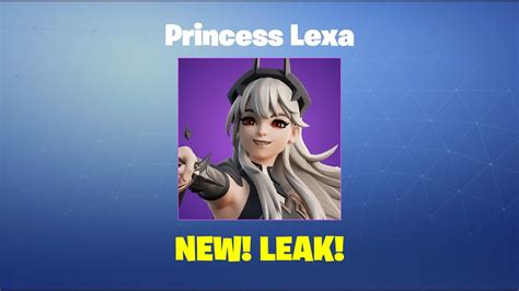 Princess Lexa Leak Fortnite Outfitskin Youtube