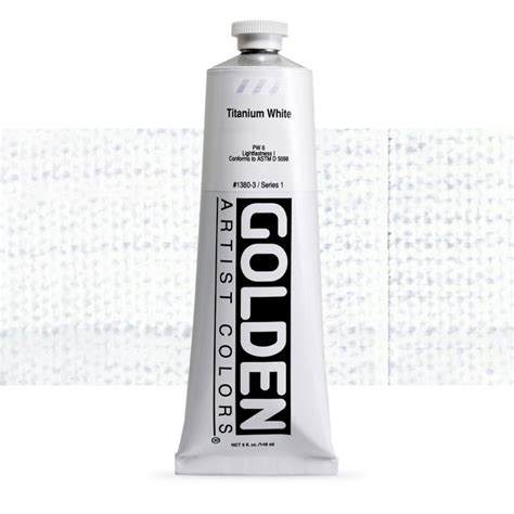 Golden Heavy Body Acrylic Paint 150ml Titanium White Jacksons