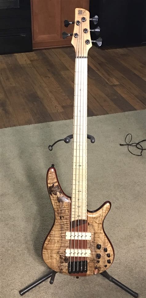 Sold Two Gorgeous Ibanez Basses The Newly Released Spalted Maple