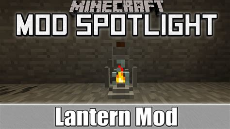 Minecraft Mod Spotlight Lantern Mod 1710 Youtube