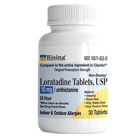 Loratadine Tablets 10mg Antihistamine Allergy Relief Product 300