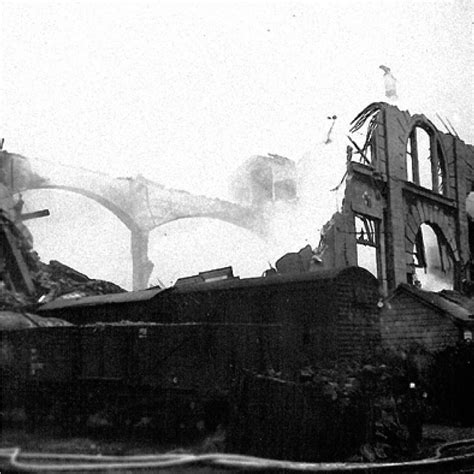 Manors Goods Station Newcastle Before And After The 1941 Bombing Raid