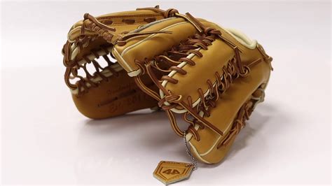 44 Pro Custom Baseball Glove Signature Series Tan Blonde Ambidextrous Youtube