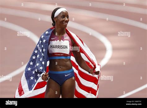 Kendra Harrison Usa 2nd Place Silver Medal During The Olympic Games Tokyo 2020 Athletics