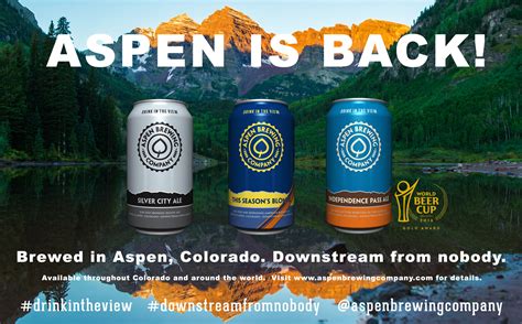 Aspen Brewing Co To Restart Colorado Distribution The Beer Connoisseur®