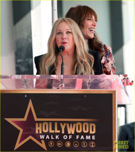 Christina Applegate Receives Hollywood Walk Of Fame Star In Emotional First Public Appearance