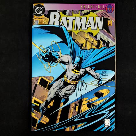 Batman 500 1993 Signed By Jose Quesada Knightfall Dc Comics