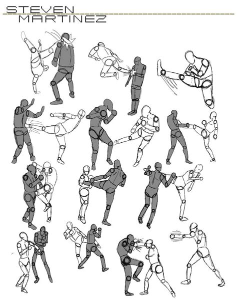 Pin By Kevin Davidson On Poses Fighting Poses Fighting Drawing Art