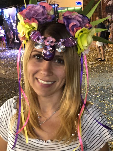 Fairy Flower Crown Festival Carnival Headpiece Bright Etsy Fairy
