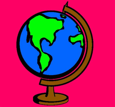 Dibujo De Bola Del Mundo Ii Pintado Por Planeta En El Día