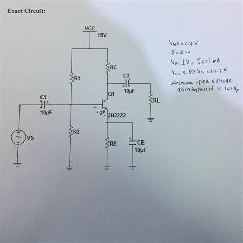 Designing A Common Emitter Amplifier Circuit Valuable Tech Notes