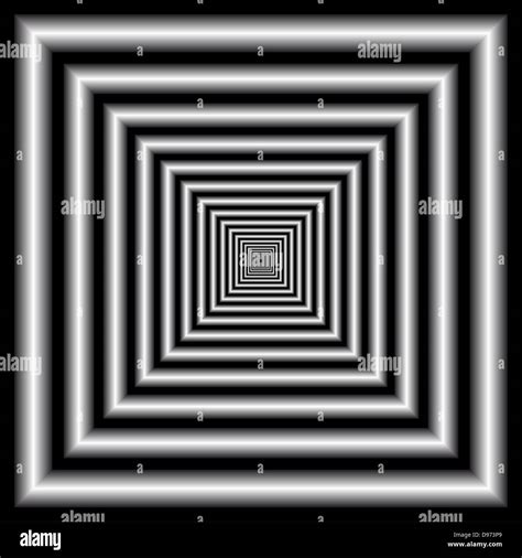 Geometric Shapes Optical Illusion Illustration Stock Photo Alamy