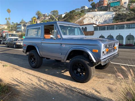 1973 Mussel Blue Ford Bronco Custom Classic Ford Bronco Restorations