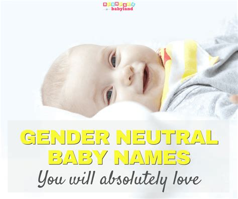 50 Unique And Popular Gender Neutral Baby Names Youll Love Blunders In