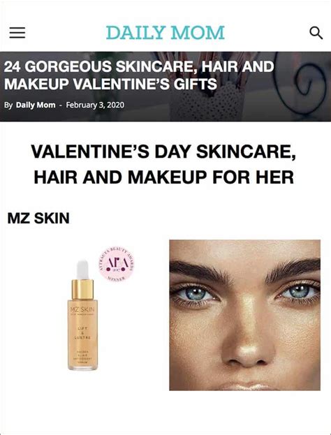 Mz Skin Is Featured In Daily Mom Mz Skin