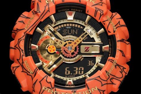 A big watch case with a 3d presence. Jam Tangan Edisi Terbatas G-Shock "Dragon Ball Z" Resmi ...