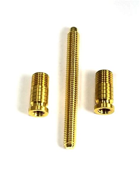 Brass 1 Pin 2 Sa Insert 516 18 Pool Cue Joint Pin And 2 Shaft